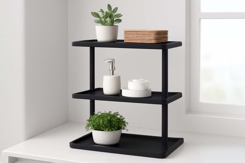 Ibyx Wooden Multi-Purpose 3 Tier Tray Stand