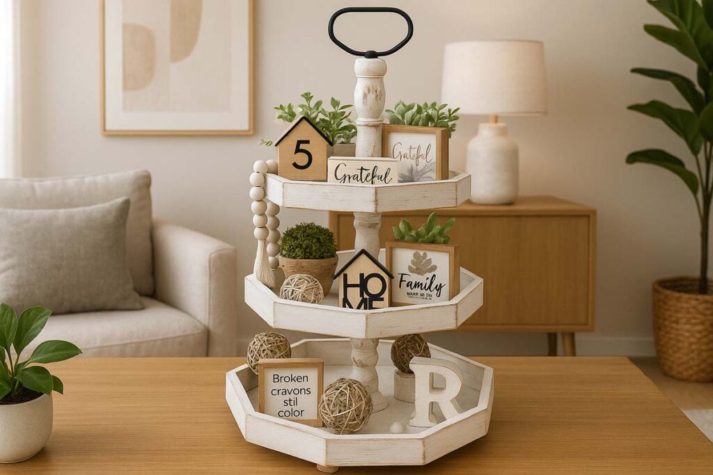 MRPAPA 3 Tiered Tray Stand