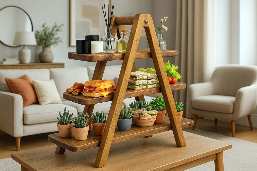 Manspdier 3 Tier Tray Stand