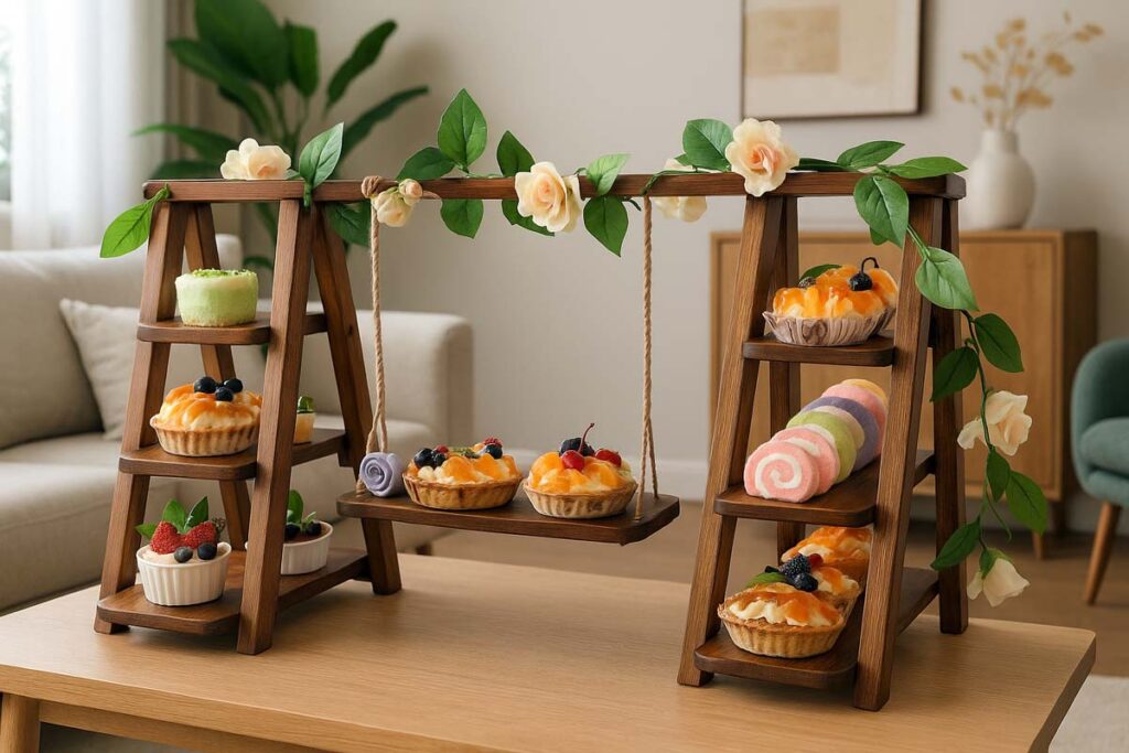 Wisreach Wooden 3 Tier Tray