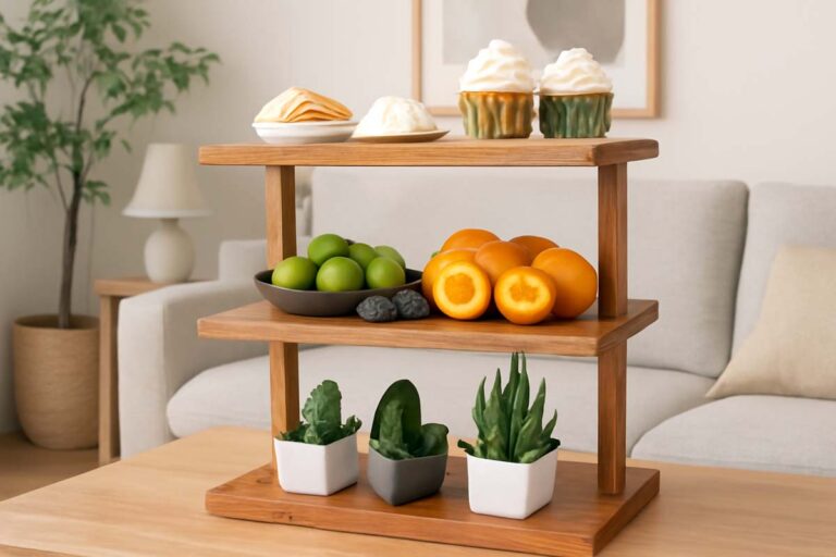 HURZMORO 3 Tier Serving Tray Stand