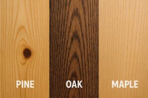 Pine, Oak, and Maple for Tiered Tray Stand