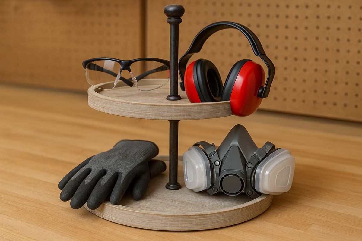 Essential Safety Gear for Tray Stand Builds