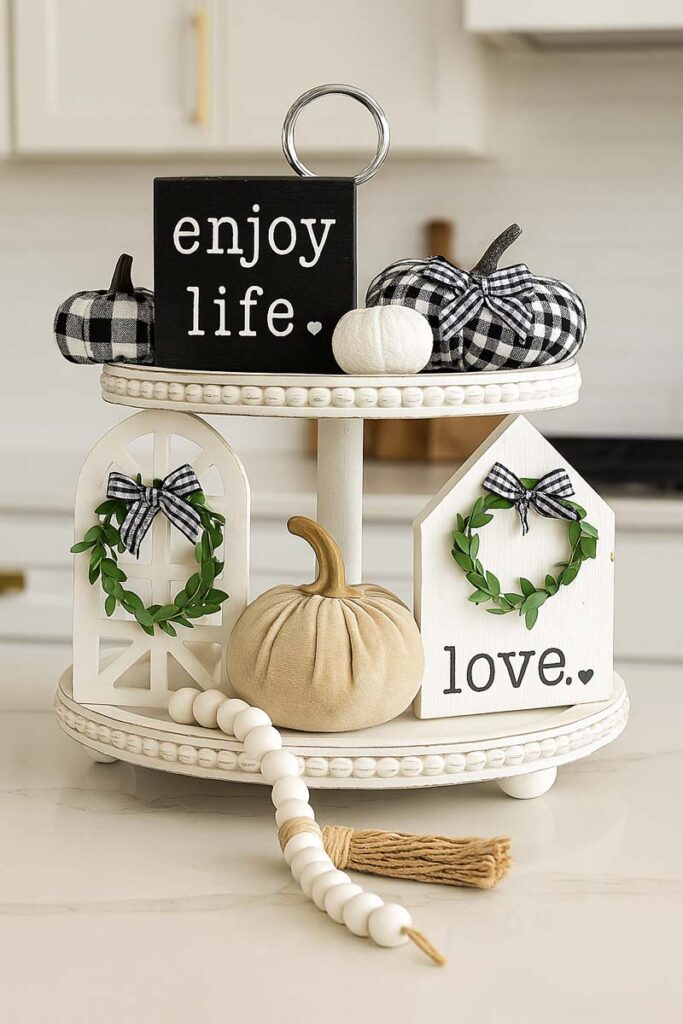 GENMOUS & CO 2 Tiered Tray Design and Styling Idea