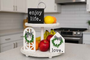 GENMOUS & CO 2 Tiered Tray Stand