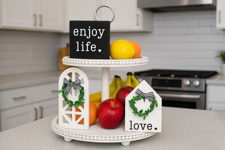 GENMOUS & CO 2 Tiered Tray Stand