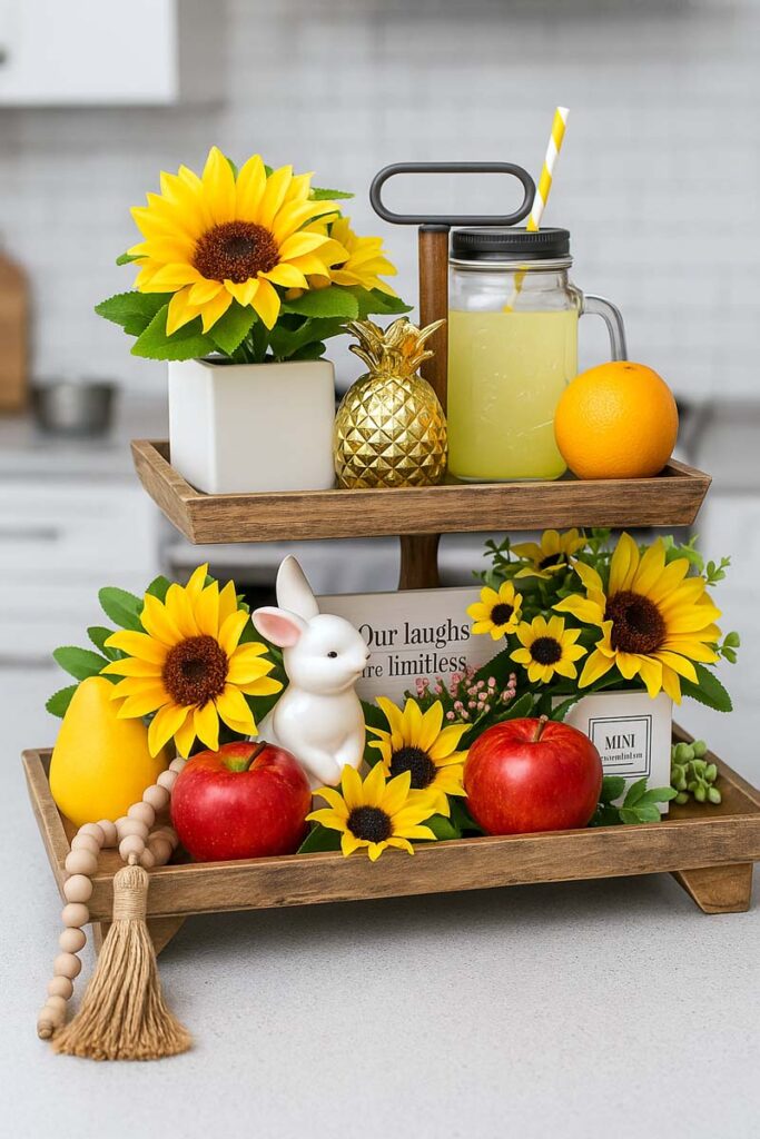 Hanobe 2 Tier Tray Stand Design and Styling Idea