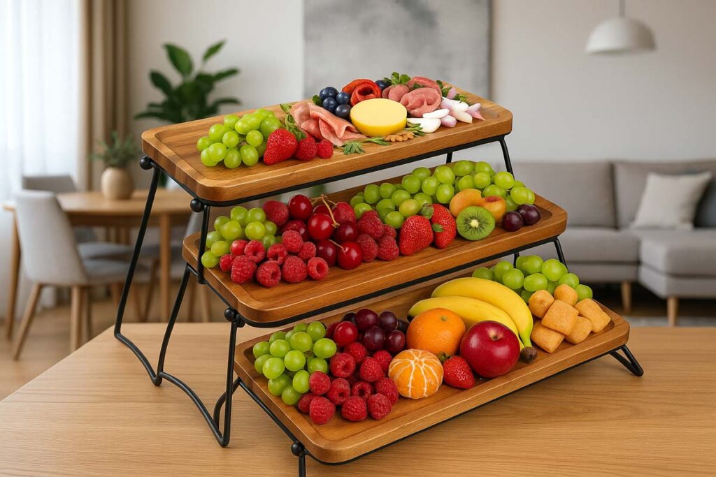 Manspdier 3 Tier Cupcake Stand