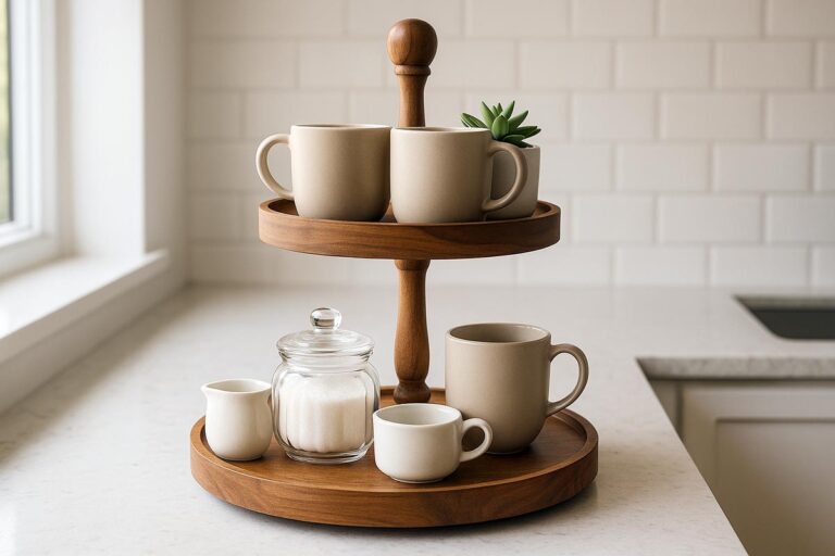 2 Tier Decorative Tray