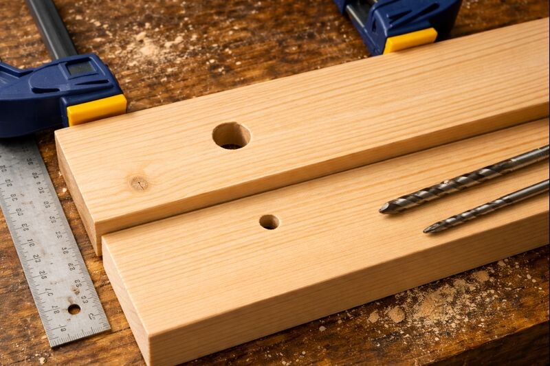 clearance hole versus pilot hole on two boards