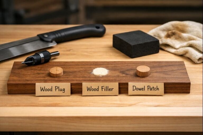 Cover Screw Holes in Wood