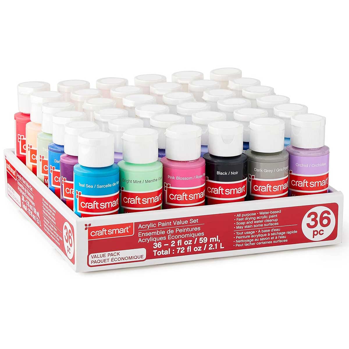 Craft Smart 36 Assorted Acrylic Paint Set