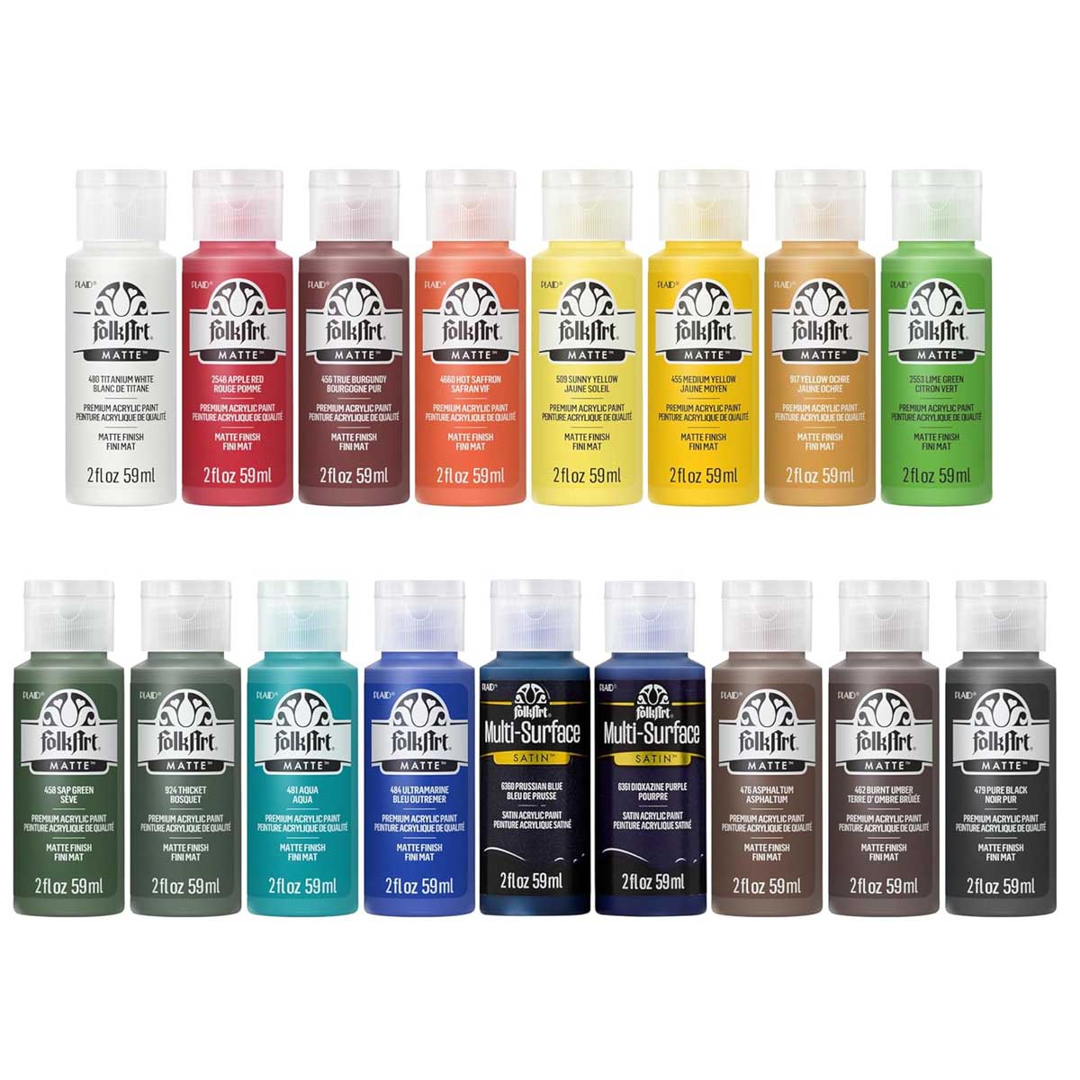 FolkArt Art Talk with Andy Acrylic Paint Set