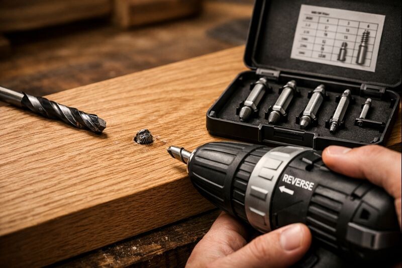 Get a Broken Screw Out of Wood