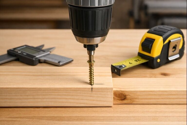 How Far Should a Screw Go Into Wood