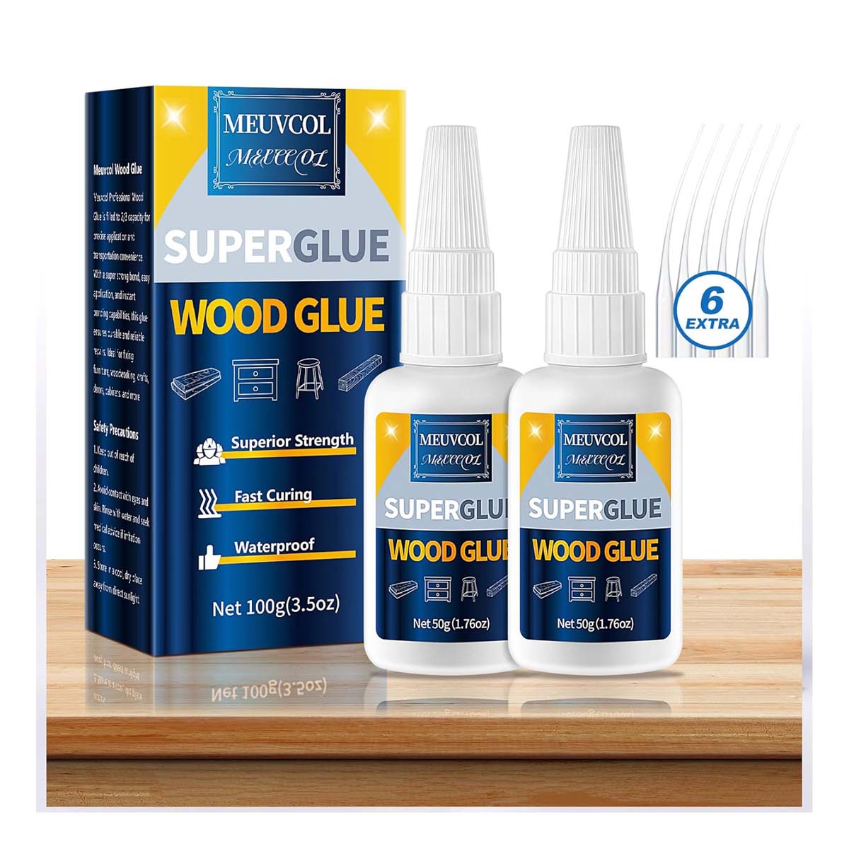 Meuvcol Extra Strong 100g Fast Drying Wood Glue