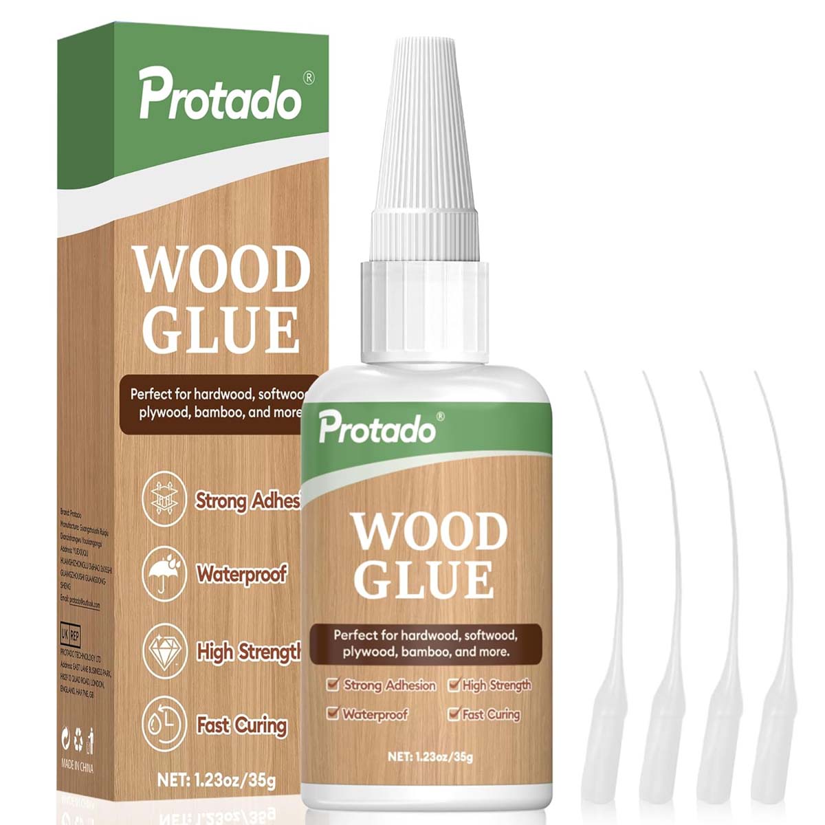 Protado 35g Heavy Duty Clear Wood Glue