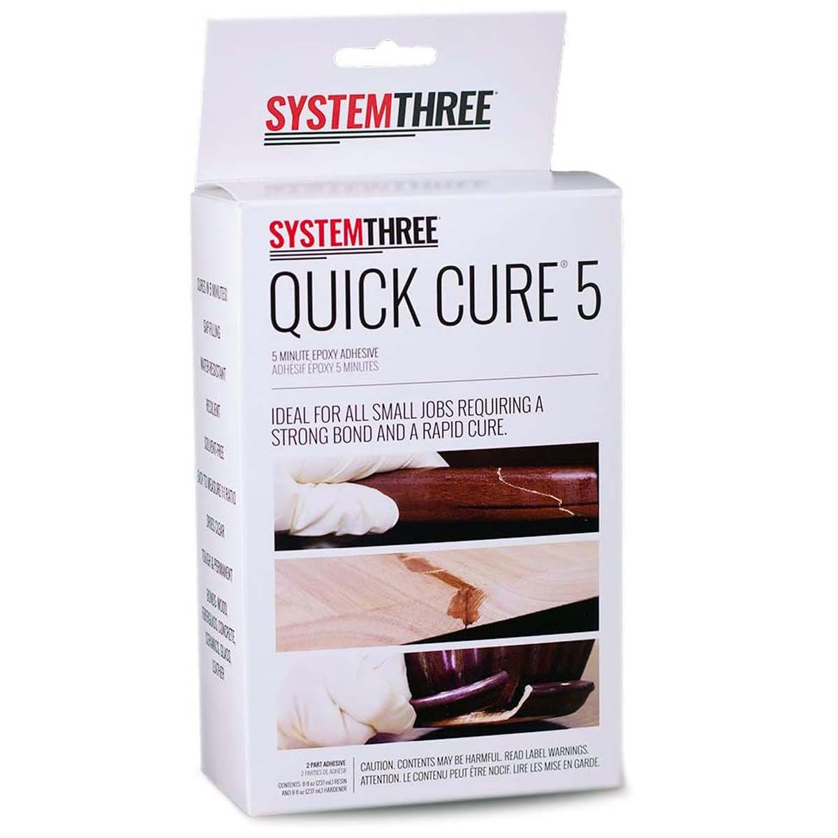 System Three Quick Cure 5 Epoxy Adhesive for Plywood