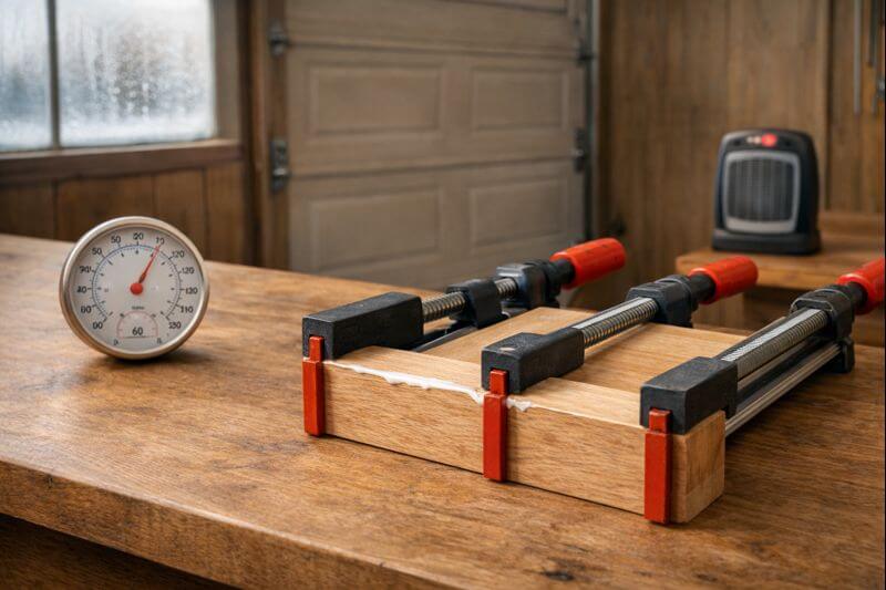 workshop conditions that affect glue drying time