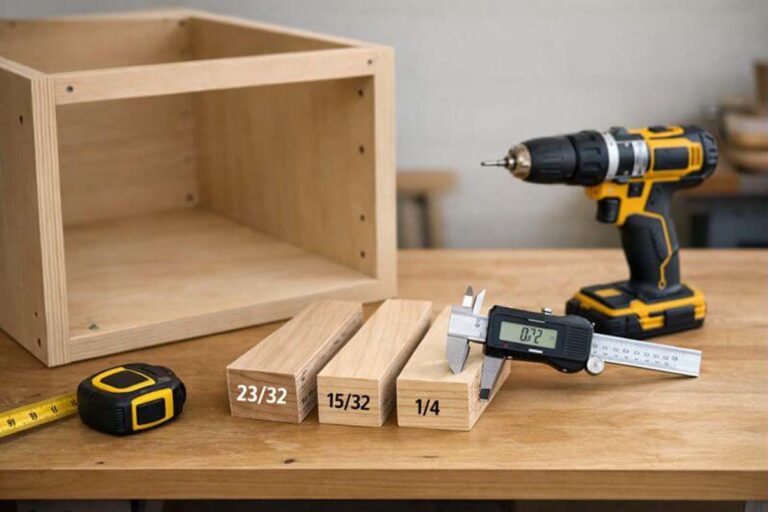 plywood size for cabinets