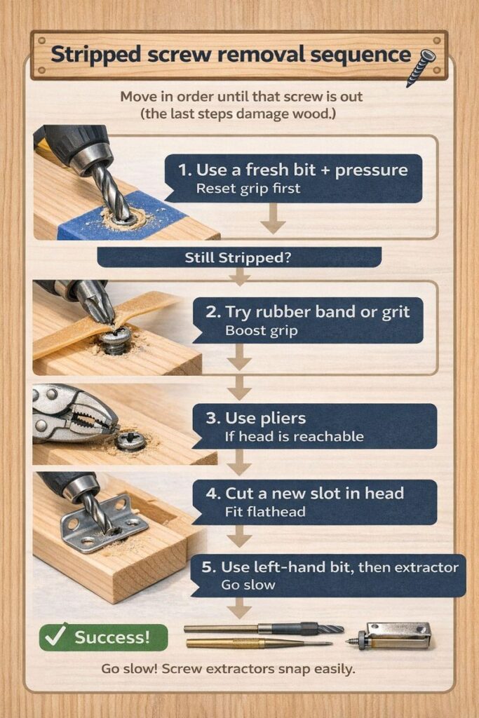step by step flowchart for choosing the safest removal method