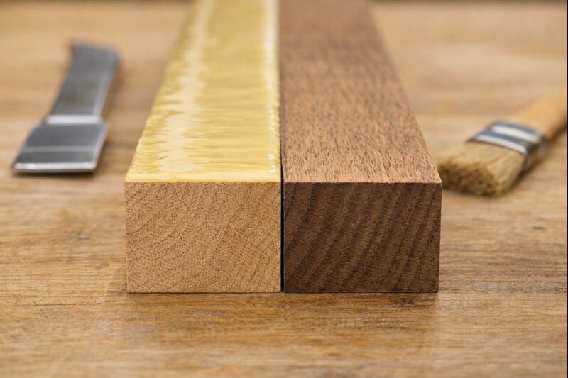 even glue film on board edge