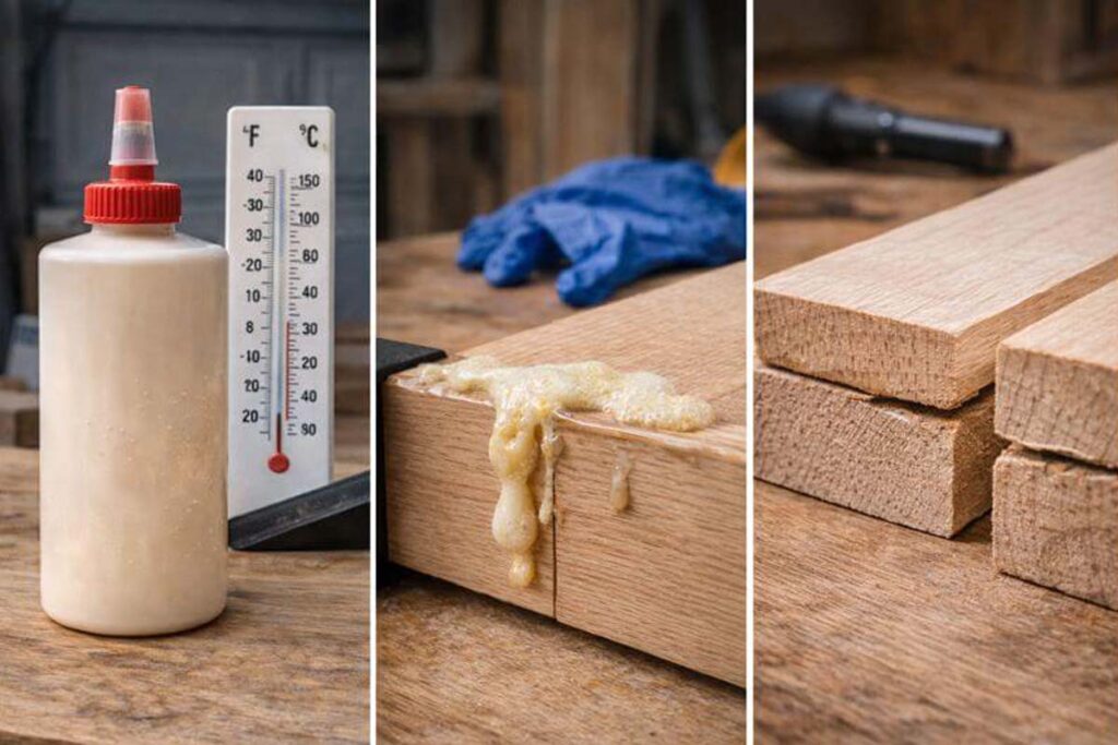 common outdoor glue joint failures