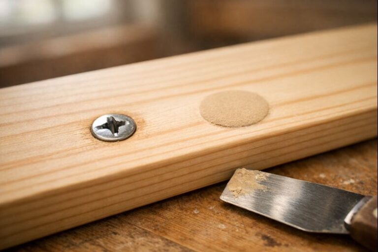 Wood Filler Over Screw Heads: 7 Tough Fixes That Won’t Sink or Crack
