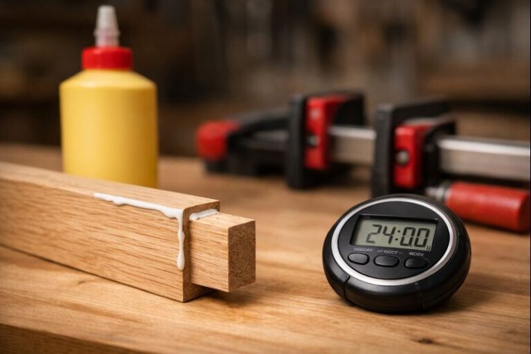 wood glue cure time