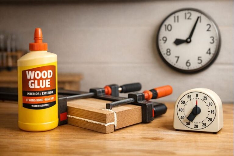 wood glue dry time