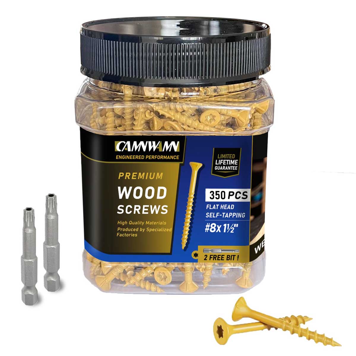 CAMNWAMN Epoxy Coated Exterior Screws
