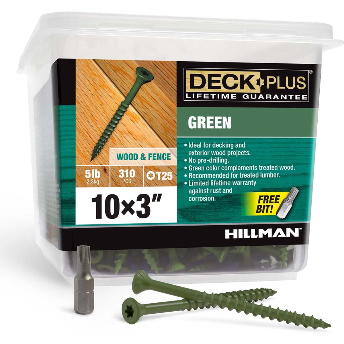 Deck Plus 3 Inch Torx Wood Screws