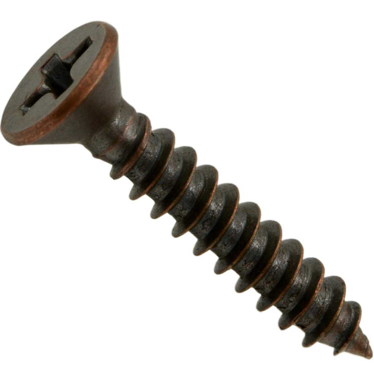 Hard-to-Find Fastener Bronze Phillips Flat Decorative Screw