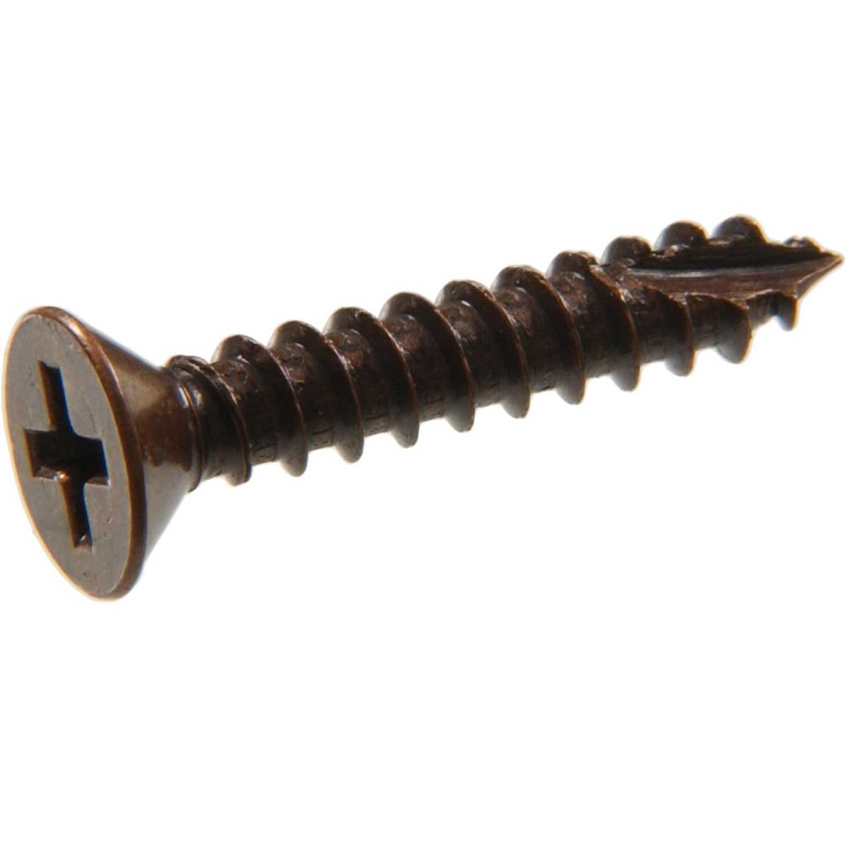 Hillman Flat Phillips Antique Bronze Wood Screw