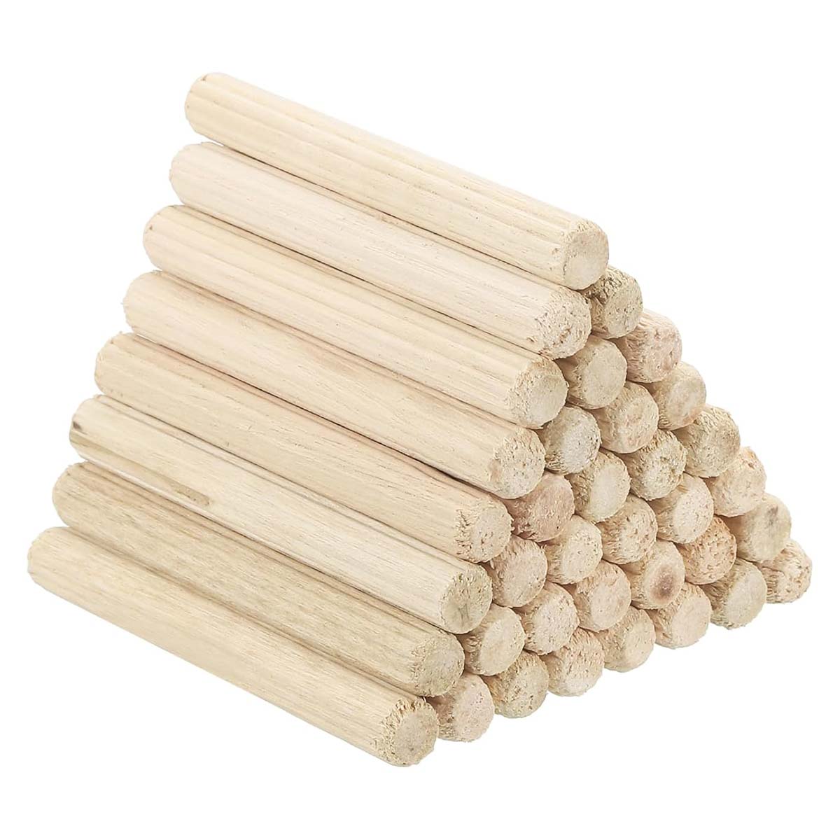 PATIKIL 2 Inch Natural Hardwood Dowel Pins