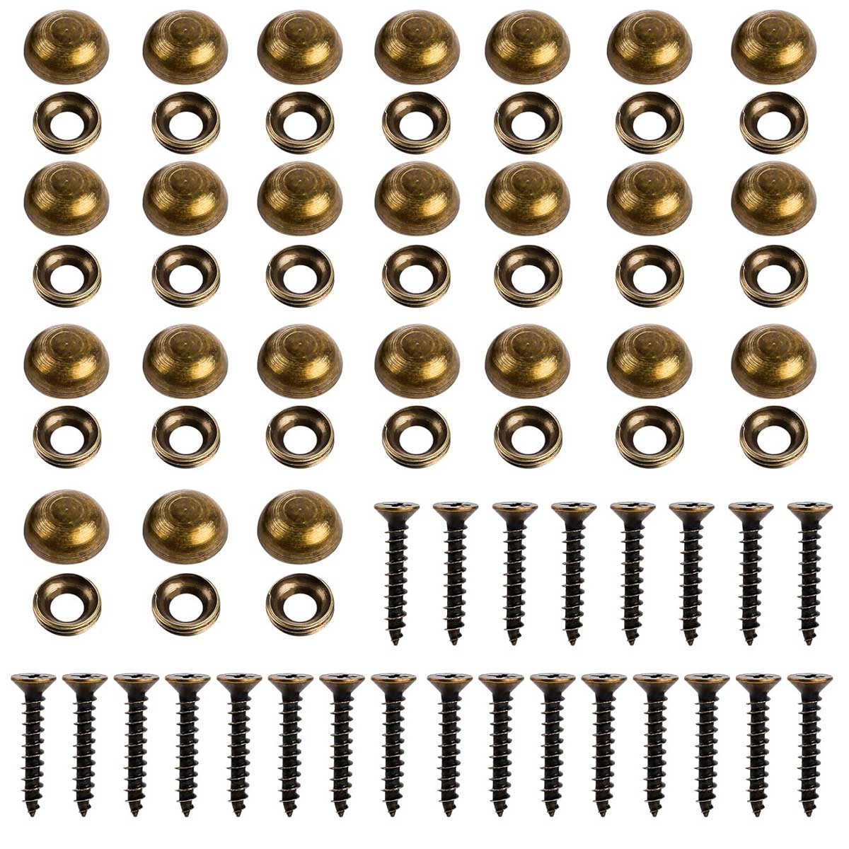 Sliverdew 15mm Brass Decorative Screws